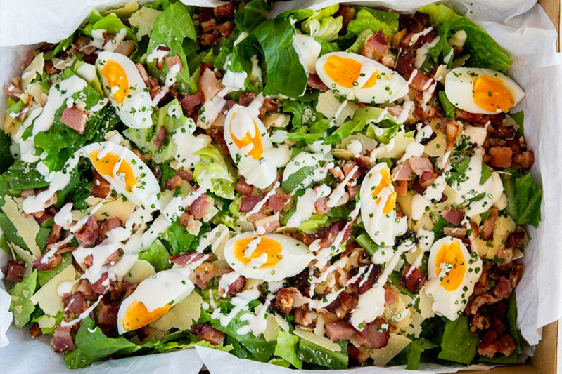 Caesar Salad -	(serves 10 people)